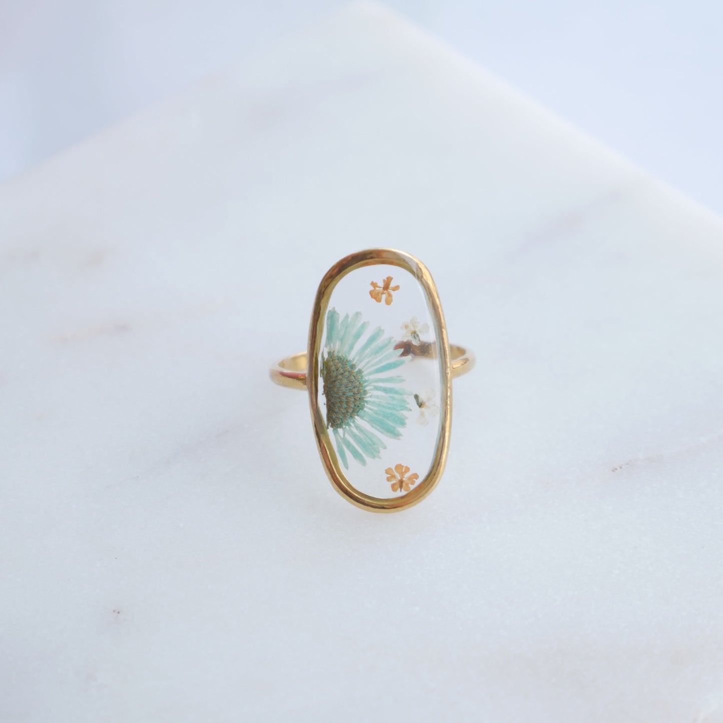 Bague Sunny- oval (ajustable) - Velora