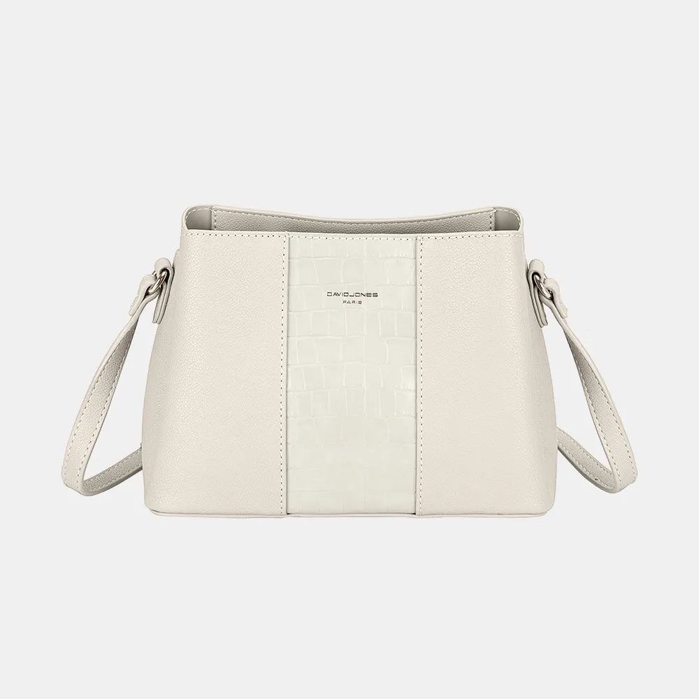 David Jones PU Leather Crossbody Bag - Velora Luxury Fashion