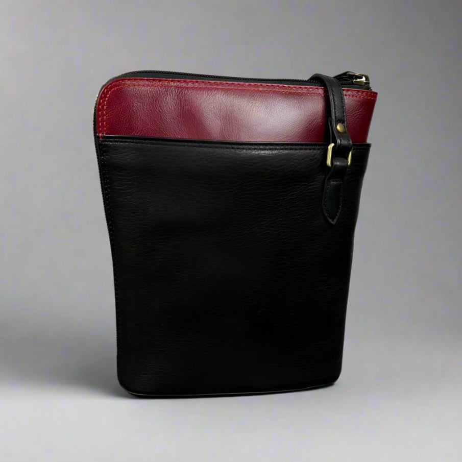 Derek Alexander Adjustable Crossbody Bag with Wide-Zip Main Compartment - Velora Luxury Fashion