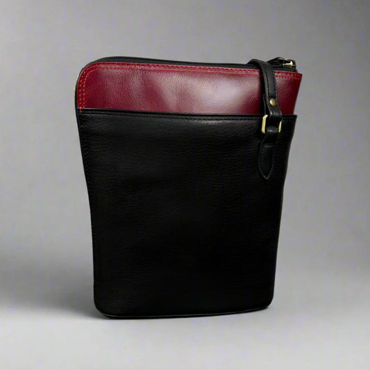 Derek Alexander Adjustable Crossbody Bag with Wide-Zip Main Compartment - Velora Luxury Fashion