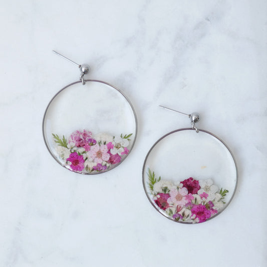 Boucles d’oreilles bouquet - rond - Velora