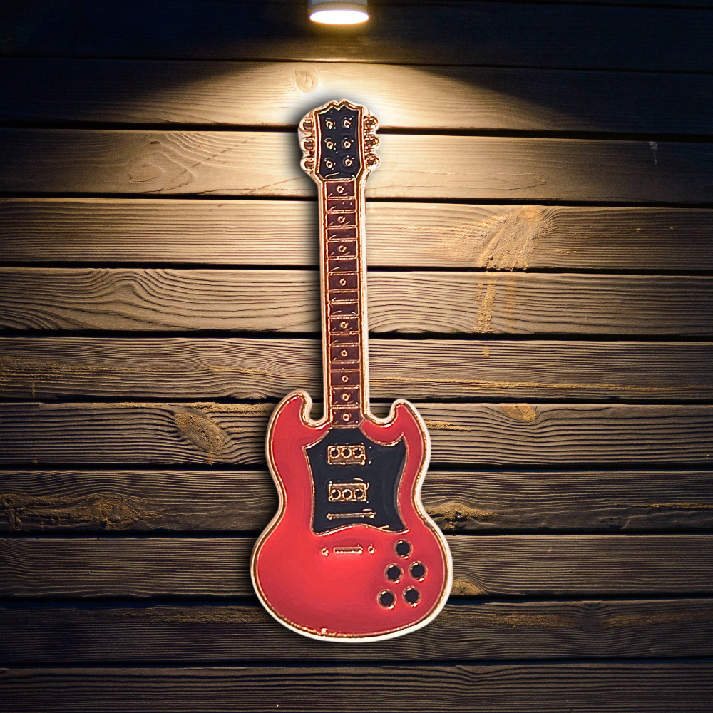 Electric Guitar (Red) | Collectible Pin - Velora