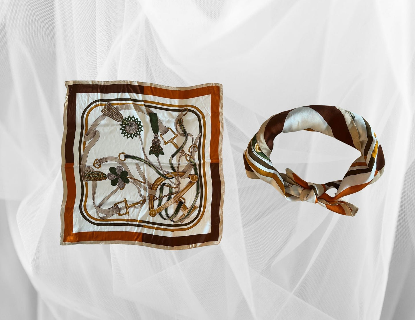 Forsters Finery Mulberry Silk Scarves. 26x26 inches Square - Velora