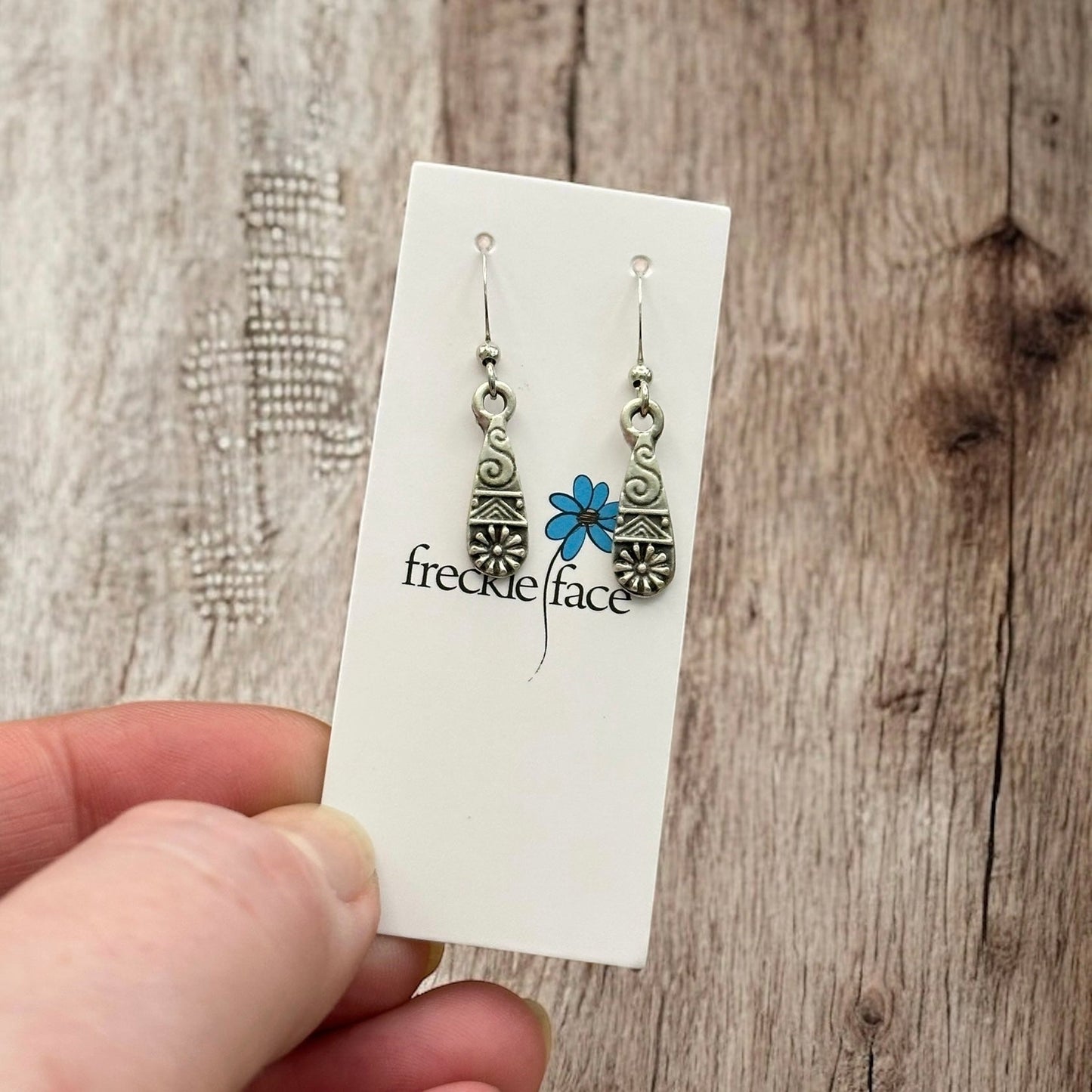 Detailed Drop Earrings - Velora