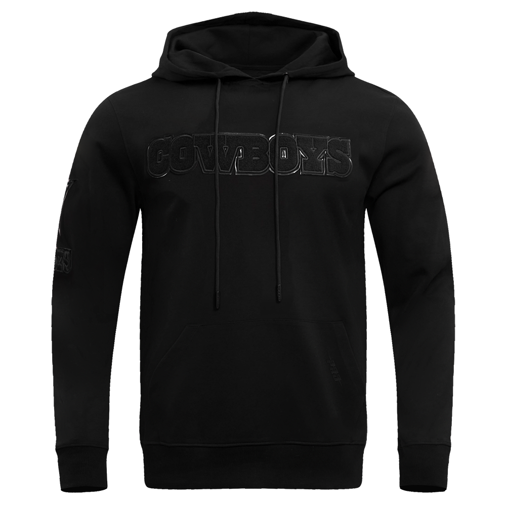 Dallas Cowboys Triple Black DK PO Hoodie - Velora