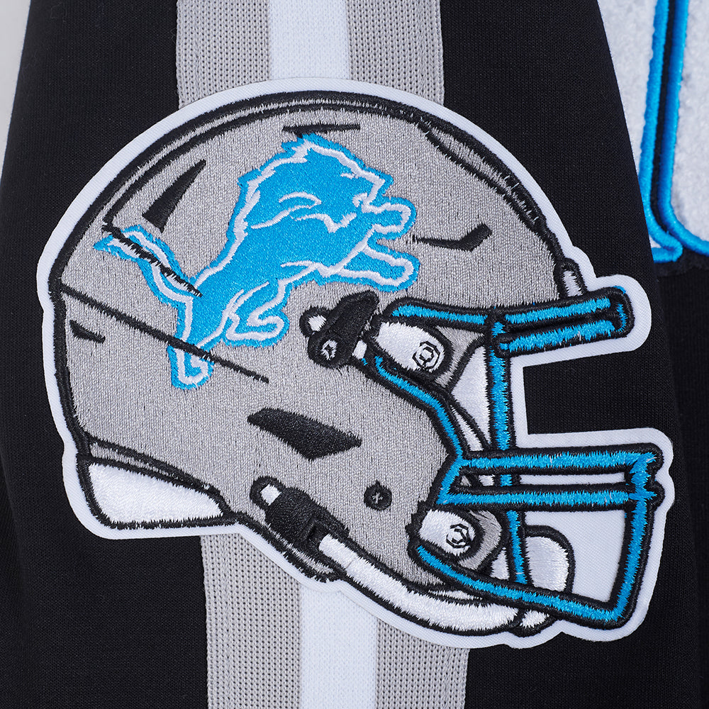 NFL DETROIT LIONS PRO GAME DAY MEN'S DBL KNIT JACKET FDL6411194-BSW - Velora