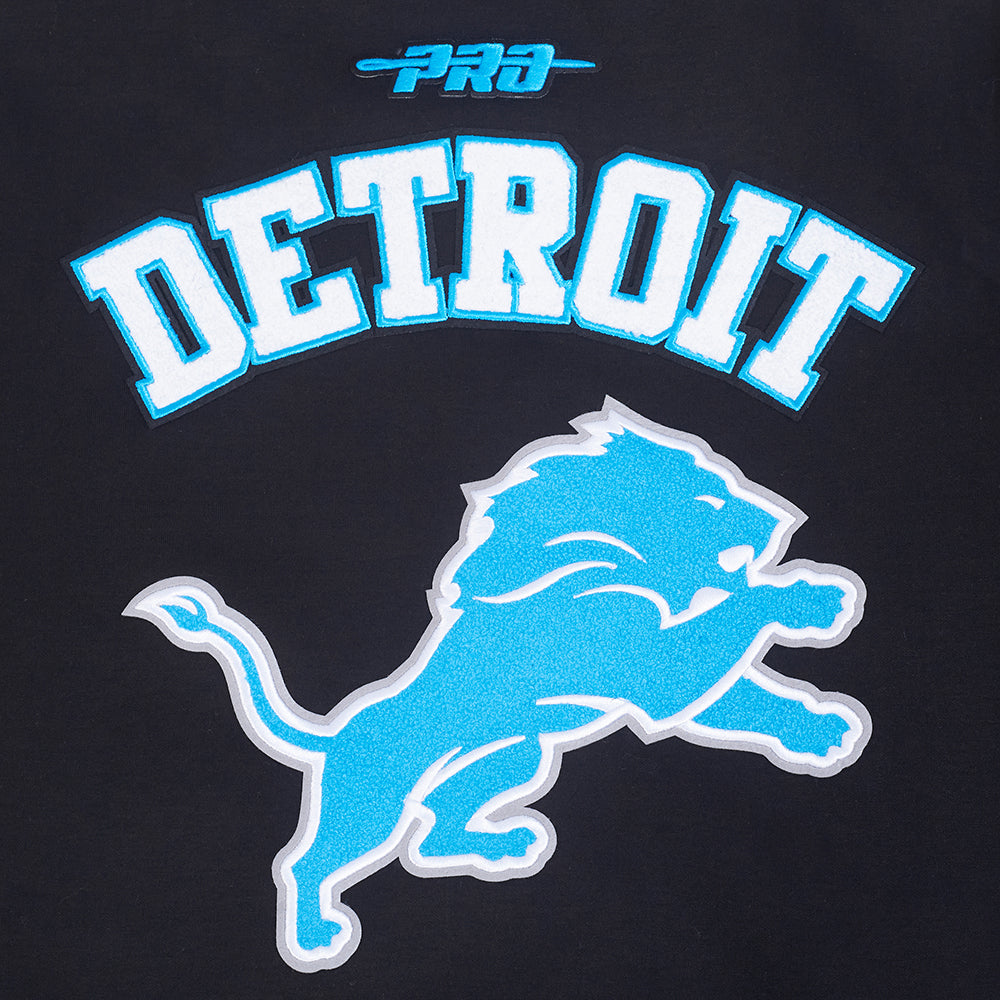 NFL DETROIT LIONS PRO GAME DAY MEN'S DBL KNIT JACKET FDL6411194-BSW - Velora