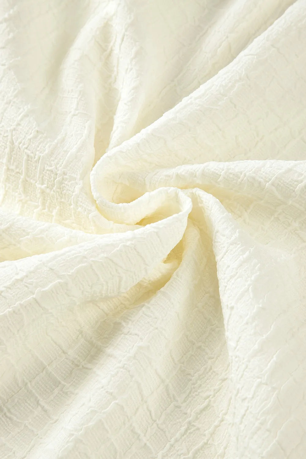 Floral Embroidered Notched Puff Sleeve Blouse - Velora Luxury Fashion