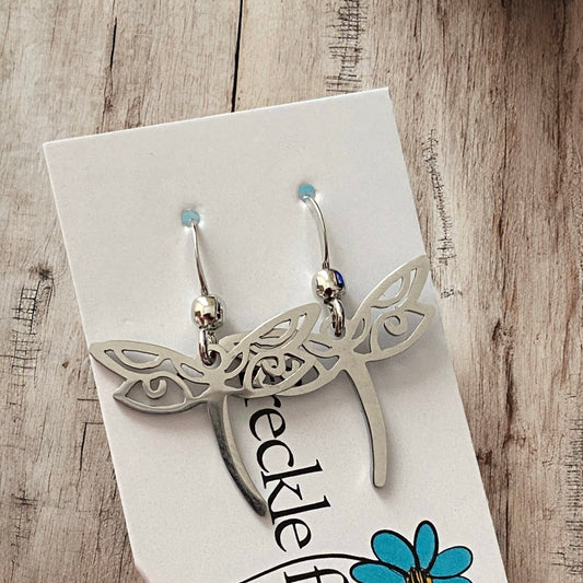Whimsical Dragonfly Earrings - Velora