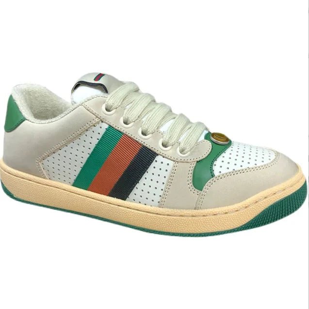 GUCCI Screener Leather Sneakers (One Pair) - Velora Luxury Fashion