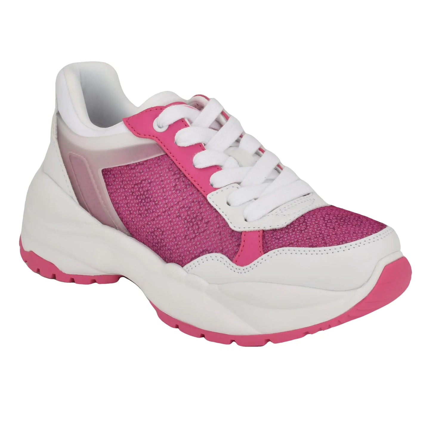 GUESS Samra Sporty Chic Sneakers Pink/White - Velora Luxury Fashion
