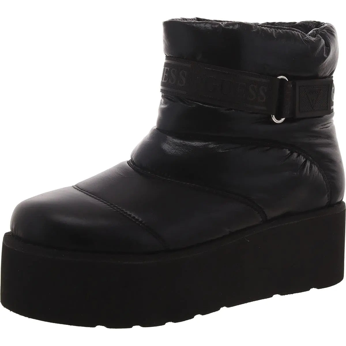 GUESS Womens JILONA Ankle Boot Black 001 10 - Velora Luxury Fashion