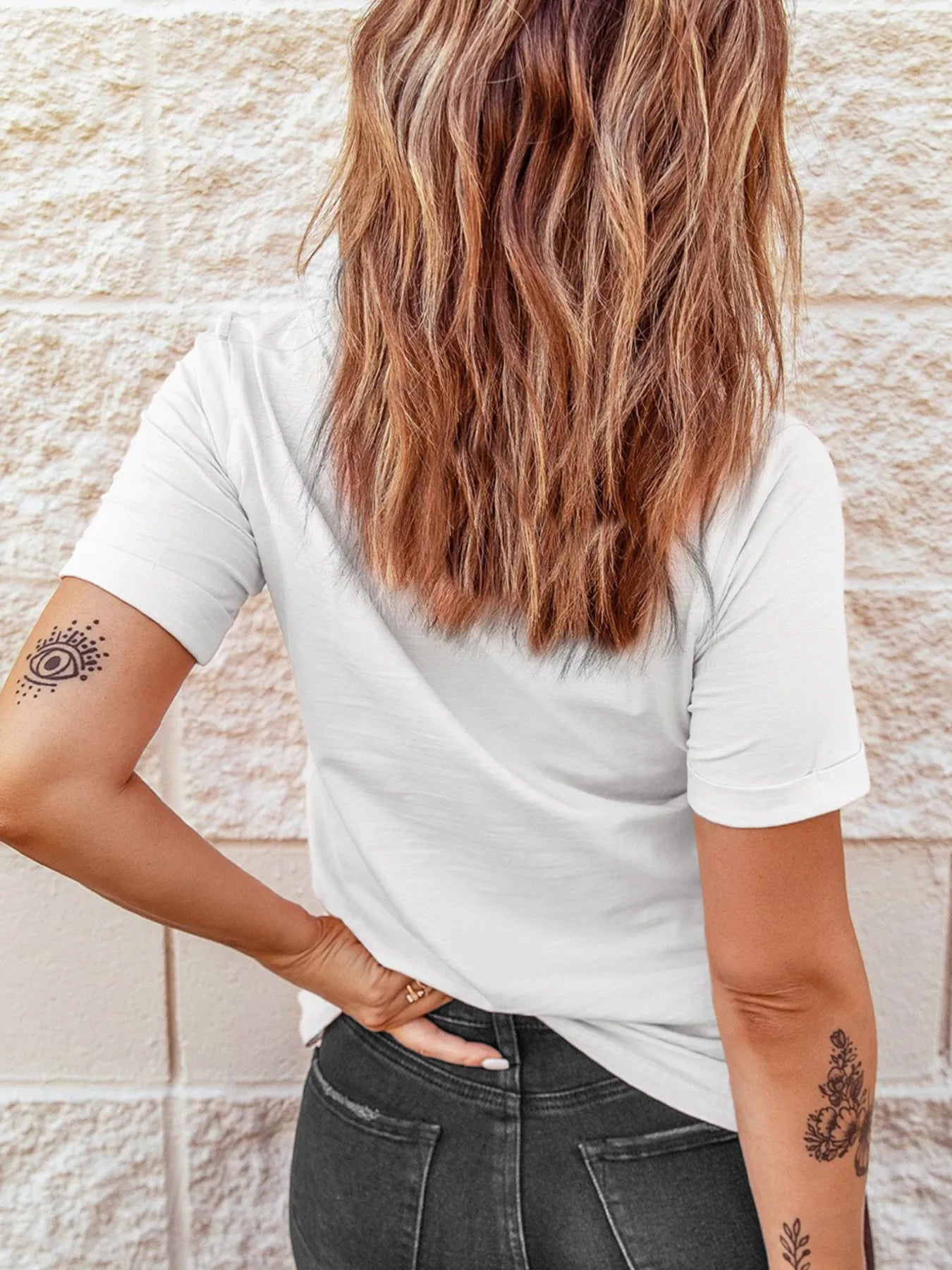 Game Day Bowknot Embroidered Casual Tee - Velora Luxury Fashion