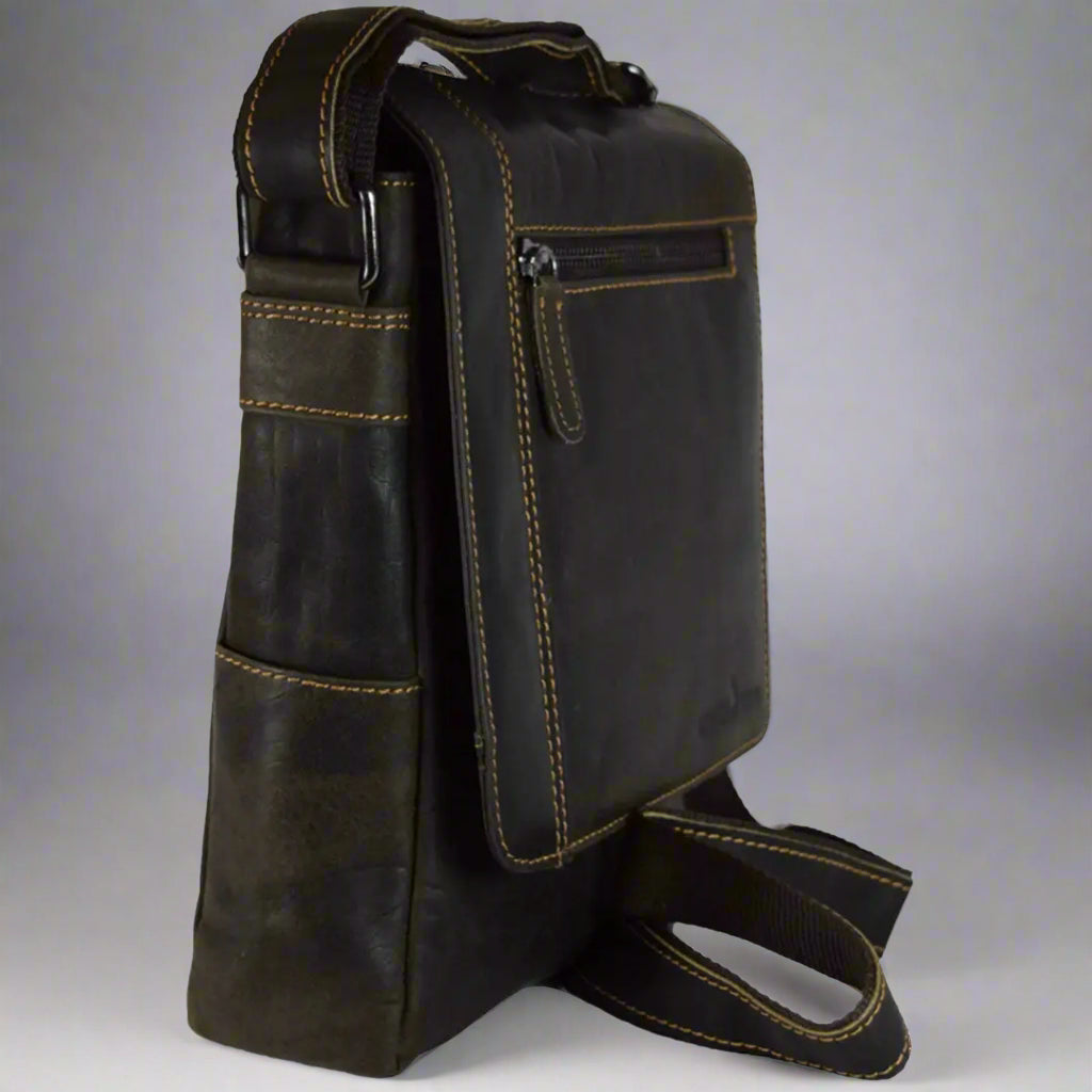 Greenwood Leather Henry Mini-Messenger Bag Boutique of Leathers/Open Road