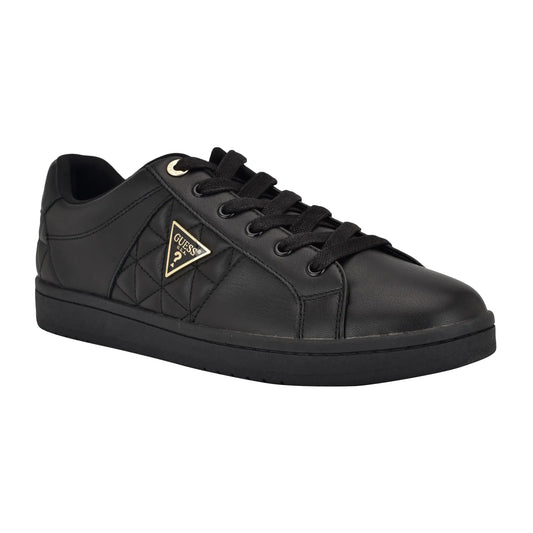 Guess Mens LARVIN Sneaker Black/Black 001 8 - Velora Luxury Fashion
