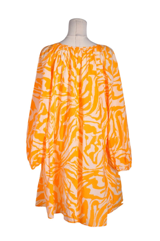 H&M Women Drop Waist Dresses Regular fit in Orange - L - Velora Luxury Fashion