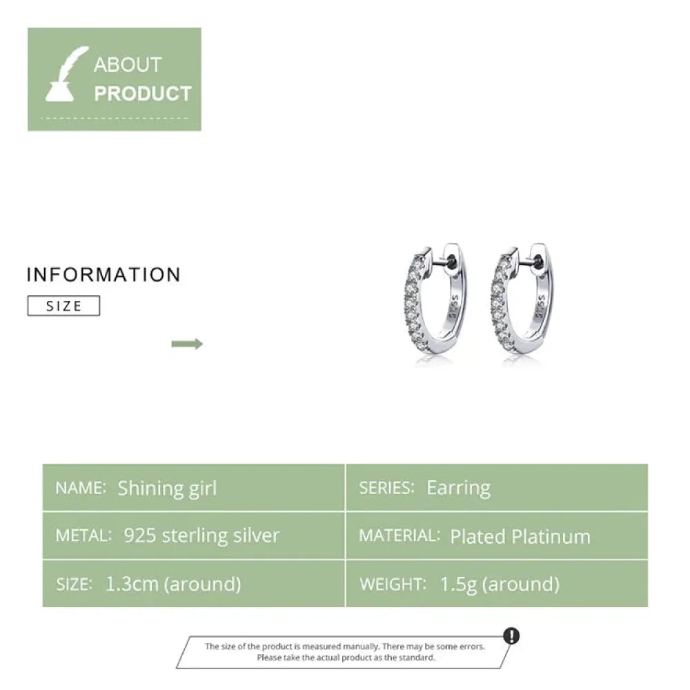 14K Gold Plated 925 Sterling Silver Cubic Zirconia Cuff Earrings - Trendy and Chic - Velora