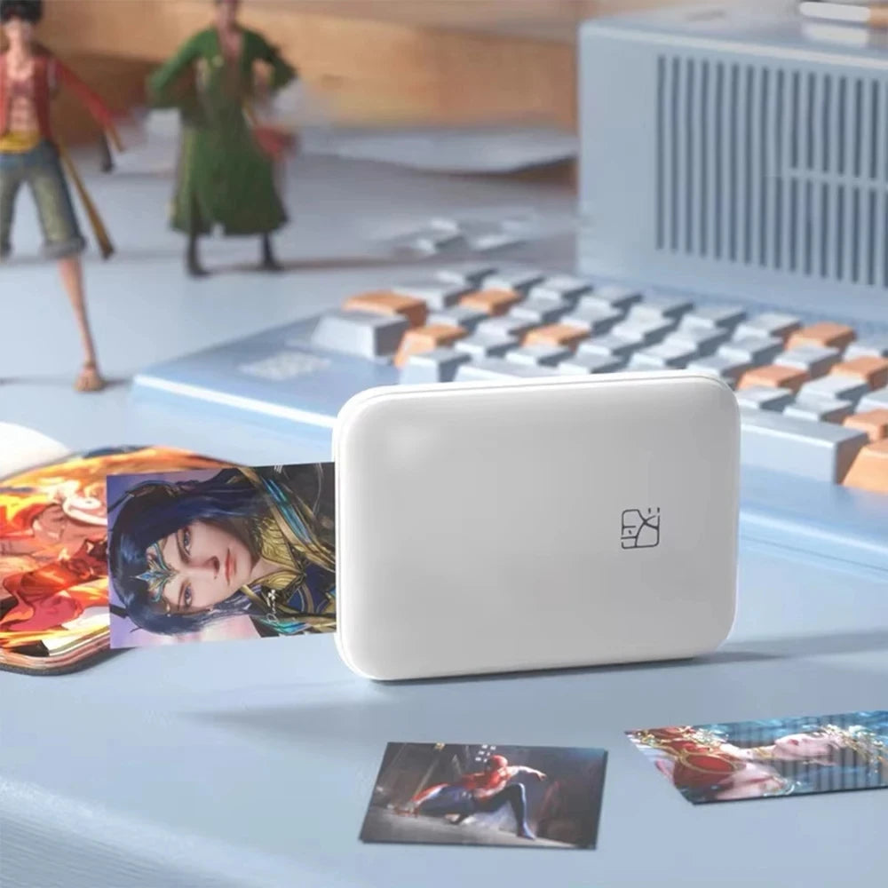 HPRT MT53 Portable Mini Photo Printer Cheap Pocket Travel Bluetooth Printer for Iphone Android Dropshipping Wholesale - Velora
