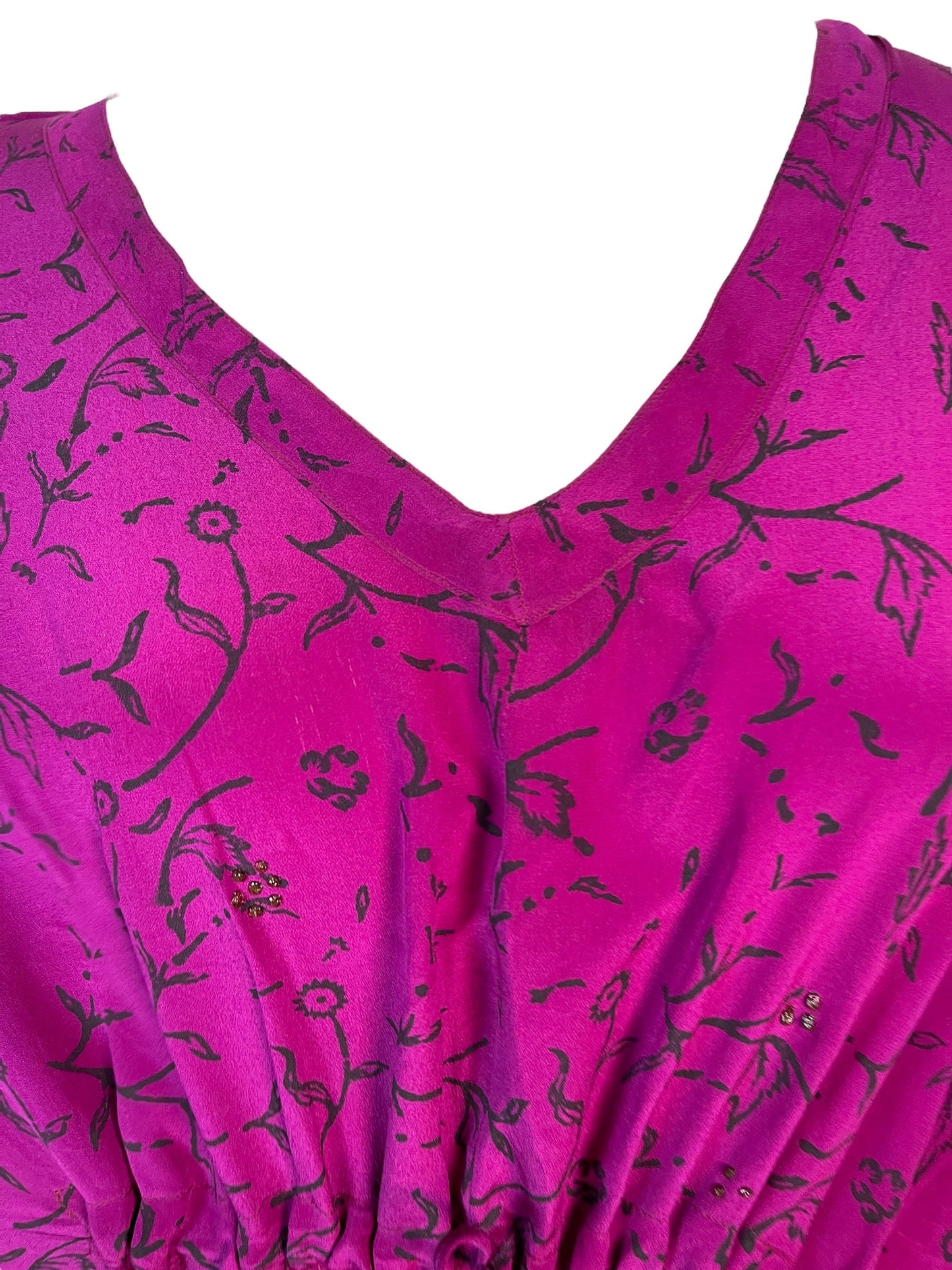 PRC6402 Avatar Pure Silk Maxi Kaftan - Velora