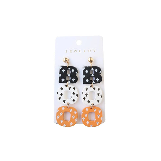 Halloween Polymer Clay Acrylic Paint Earrings - Velora