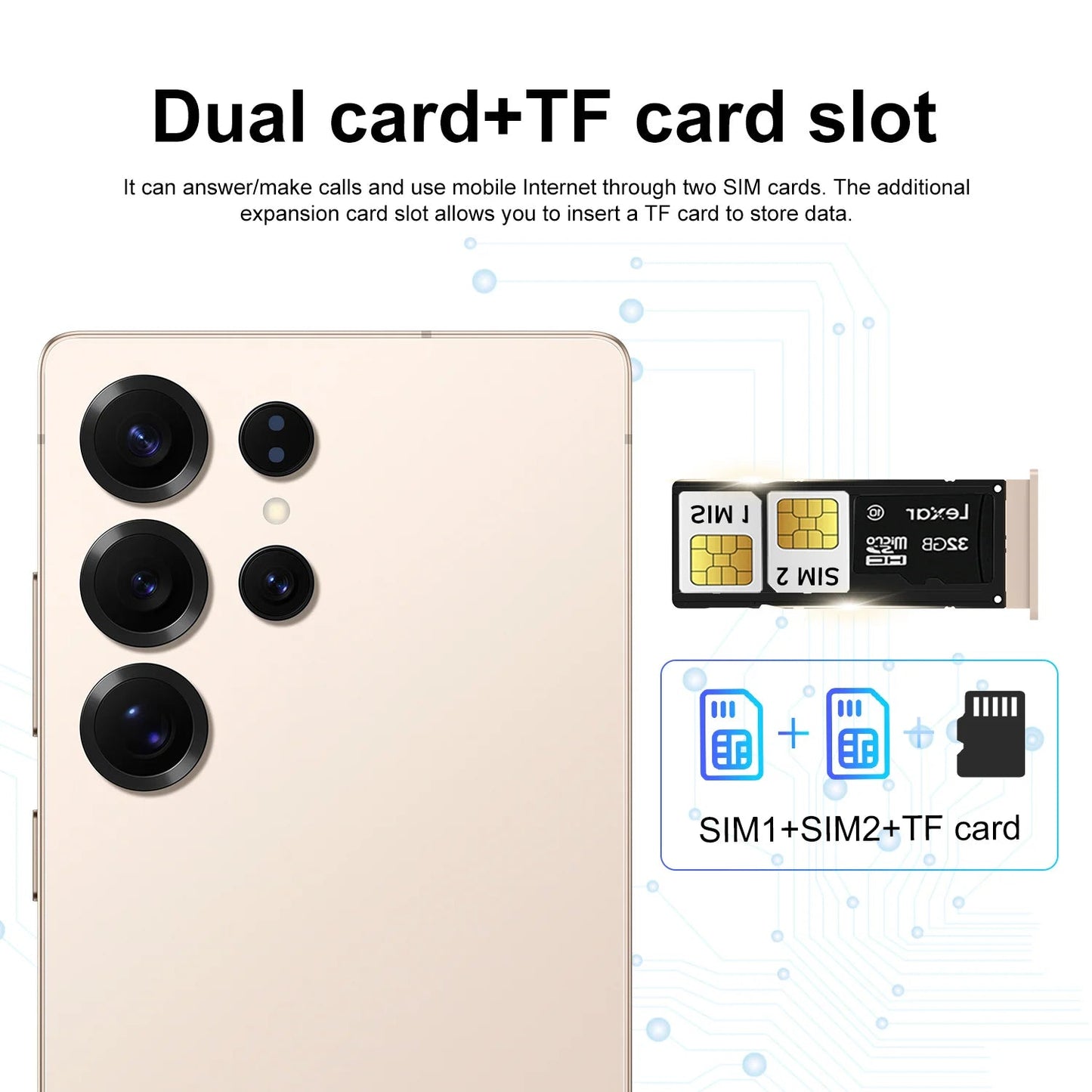 Original S25 Ultra Smartphones 16GB+1TB 4G LTE Dual 2SIM 7.3 Inch HD Screen Resolution 8000mAh Battery 5G Global Mobile Phone - Velora