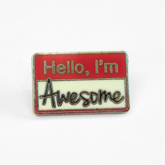 Hello I'm Awesome | Collectible Pin - Velora