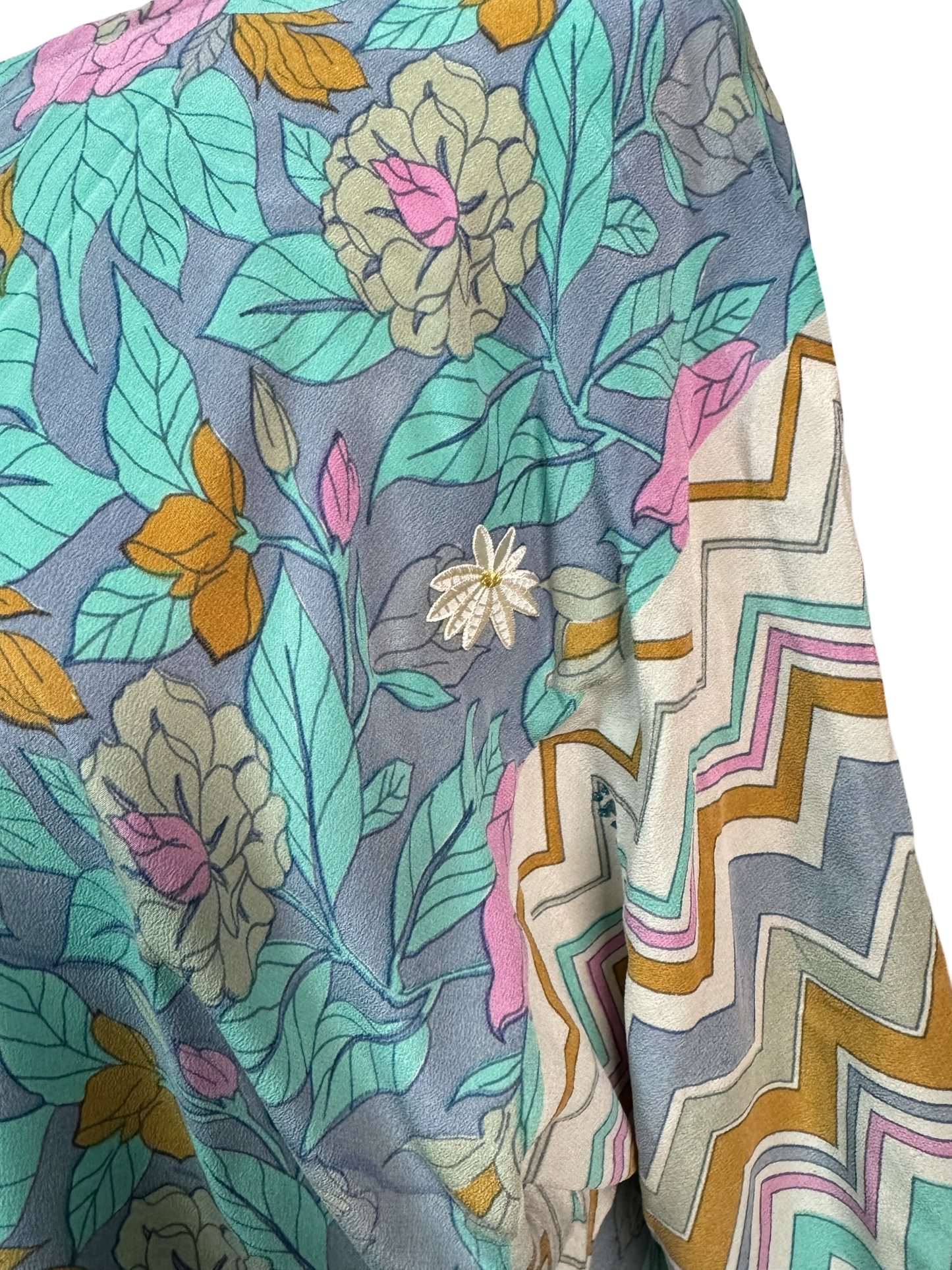 PRC6708 Avatar Pure Silk Side Slit Top - Velora
