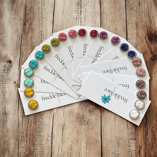 Matte Spring Color Studs 10mm - Velora