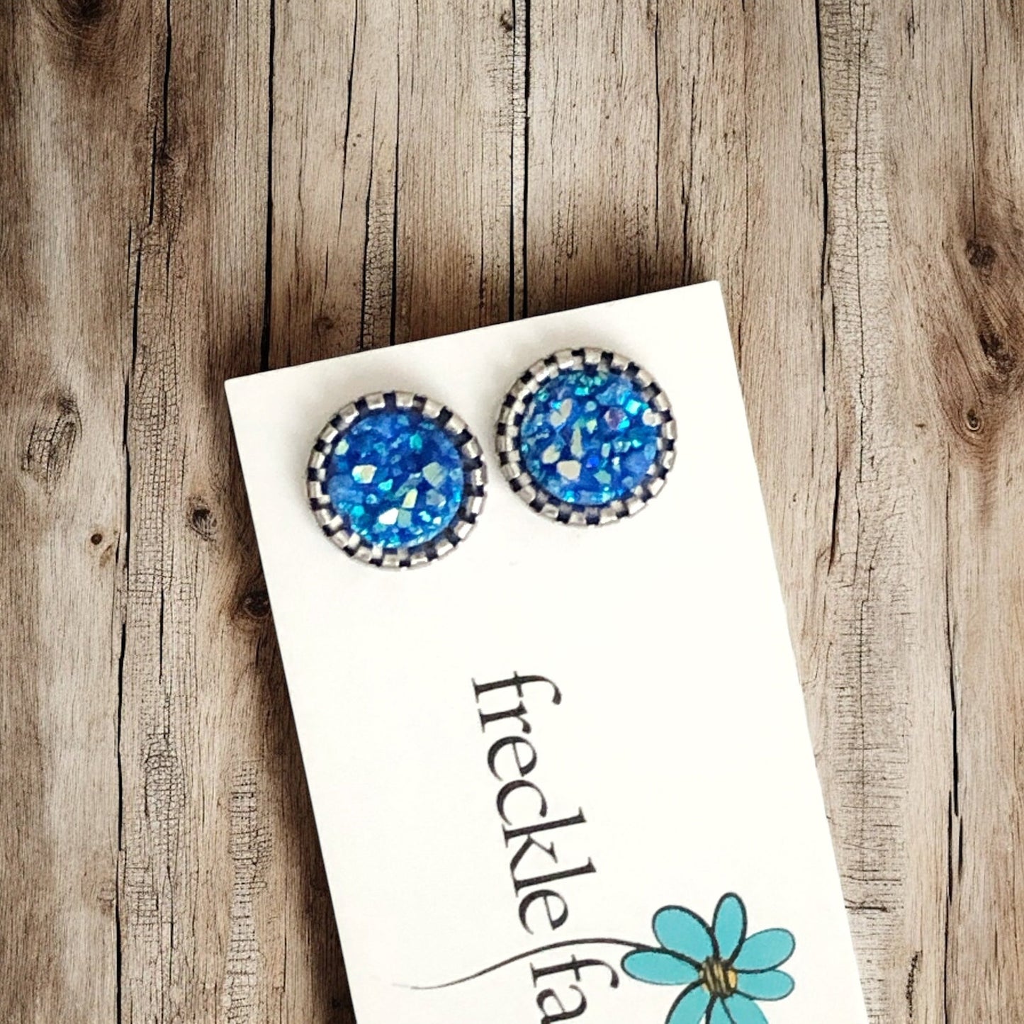 Sparkly Spring Studs 10mm - Velora