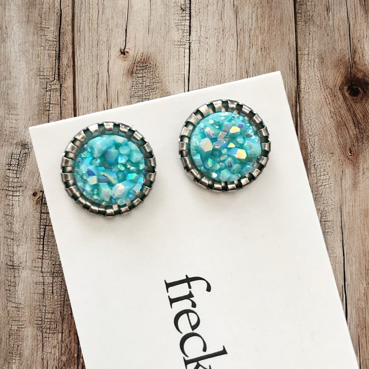 Sparkly Spring Studs 10mm - Velora