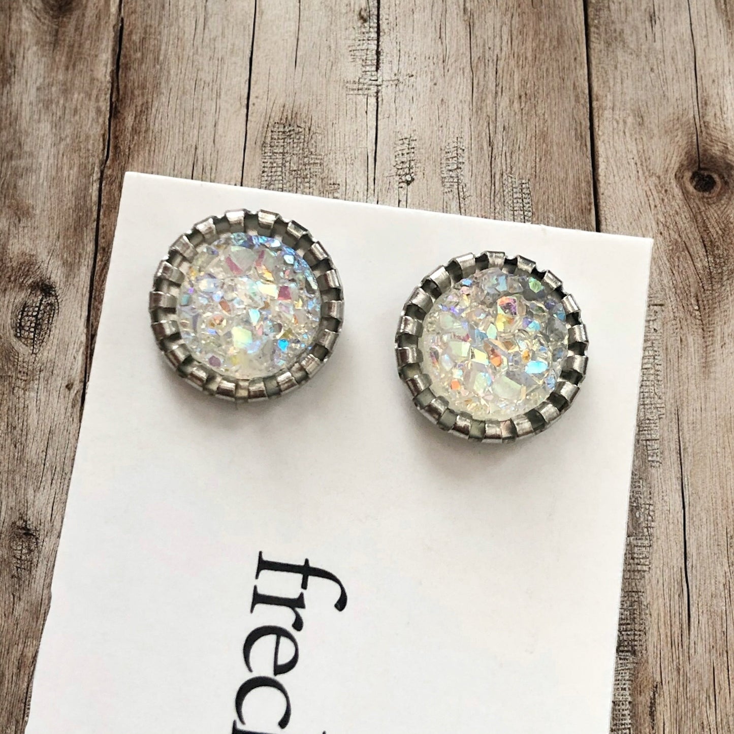 Sparkly Spring Studs 10mm - Velora