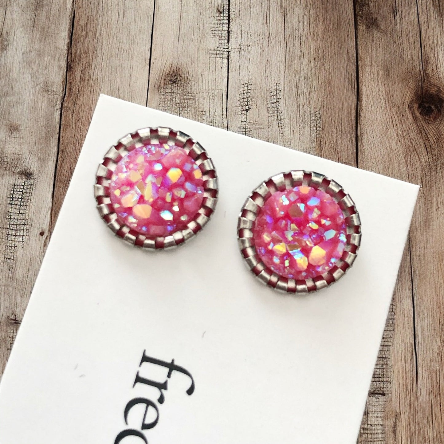 Sparkly Spring Studs 10mm - Velora
