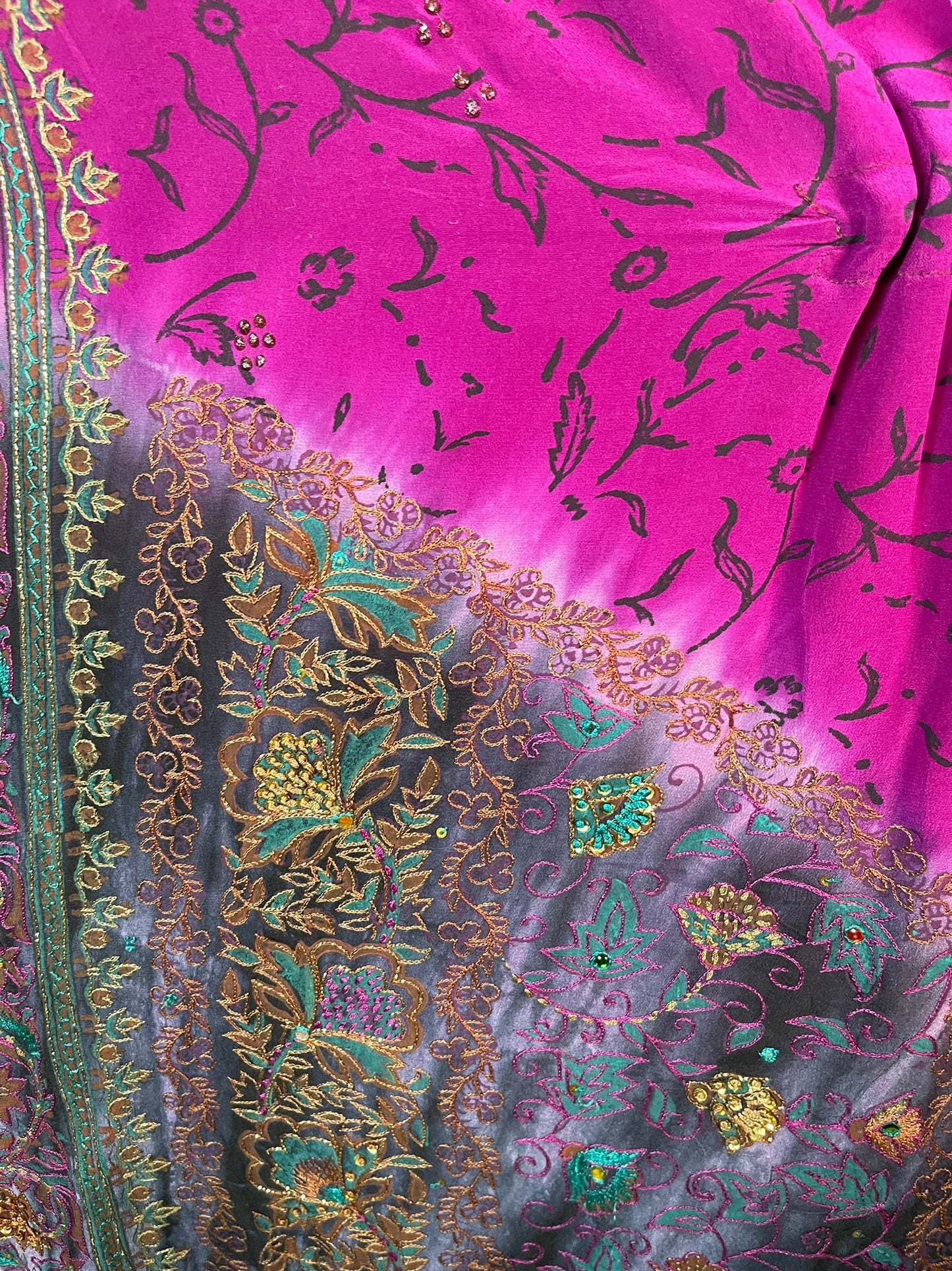 PRC6402 Avatar Pure Silk Maxi Kaftan - Velora