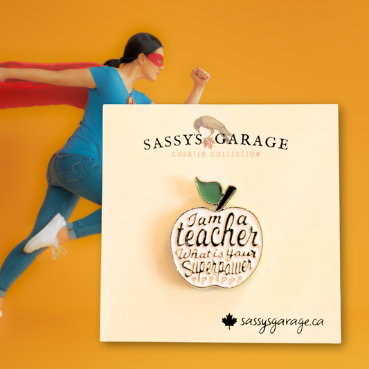I'm a Teacher, What's Your Superpower? | Collectible Pin - Velora