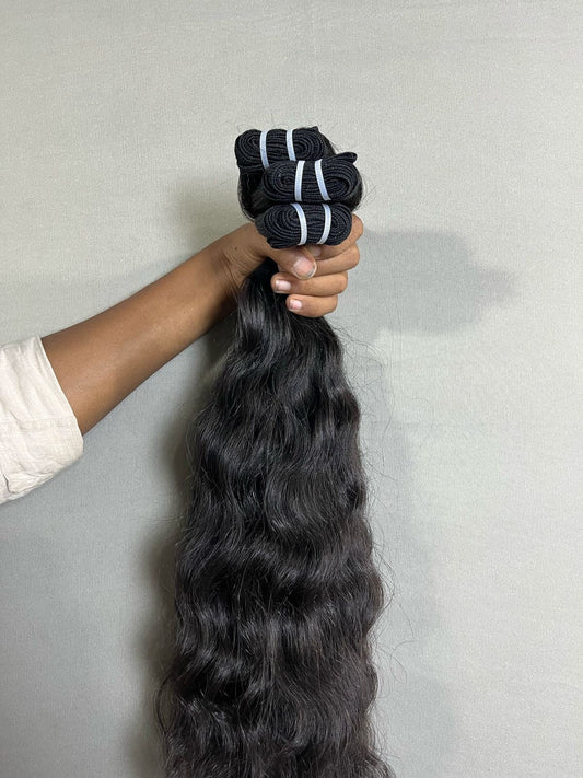 Indian Raw Curly Human Hair Bundles "“ 100% Unprocessed & Natural - Velora Luxury Fashion