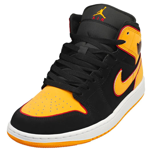 Jordan Mens Air 1 Mid SE Black/Vivid Orange (FJ4923 008) - 8.5 - Velora Luxury Fashion