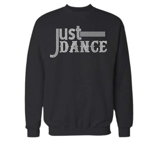 Just Dance Rhinestone Shirt – Dance Lover Sparkle Bling Tee | Blingdazzel