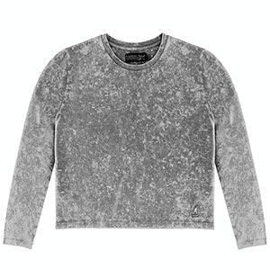 Kangol Acid Wash Long Sleeve Shirt - Velora Luxury Fashion