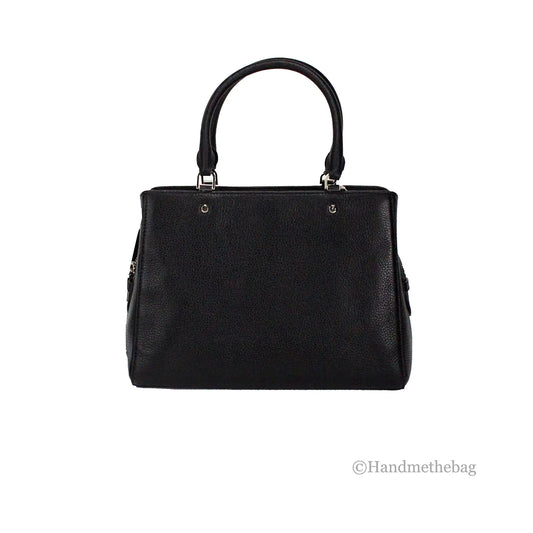 Kate Spade Leila Triple Pocket Satchel - Black - Velora Luxury Fashion
