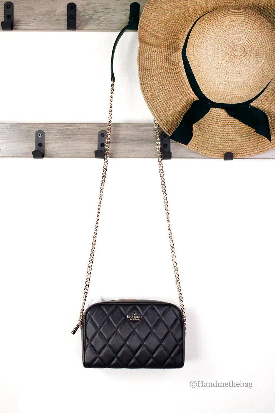Kate Spade Mini Black Quilted Crossbody - Velora Luxury Fashion