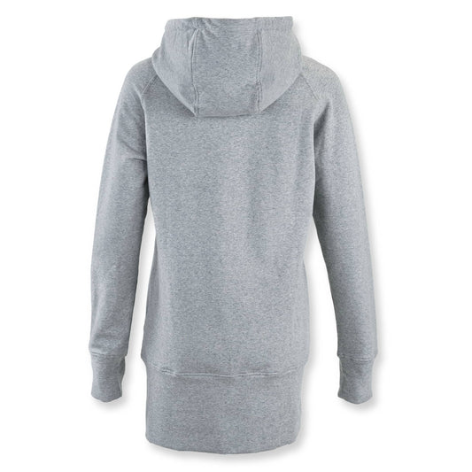 Kora Long Zipup Hoodie Heather Grey - Velora