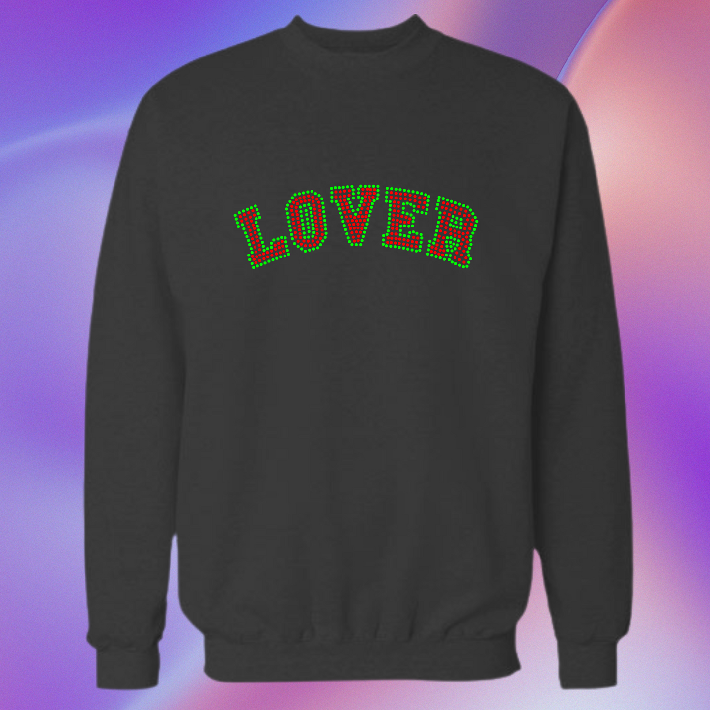 LOVER Rhinestone Shirt – Valentine Love Sparkle Bling Tee | Bling Dazzel