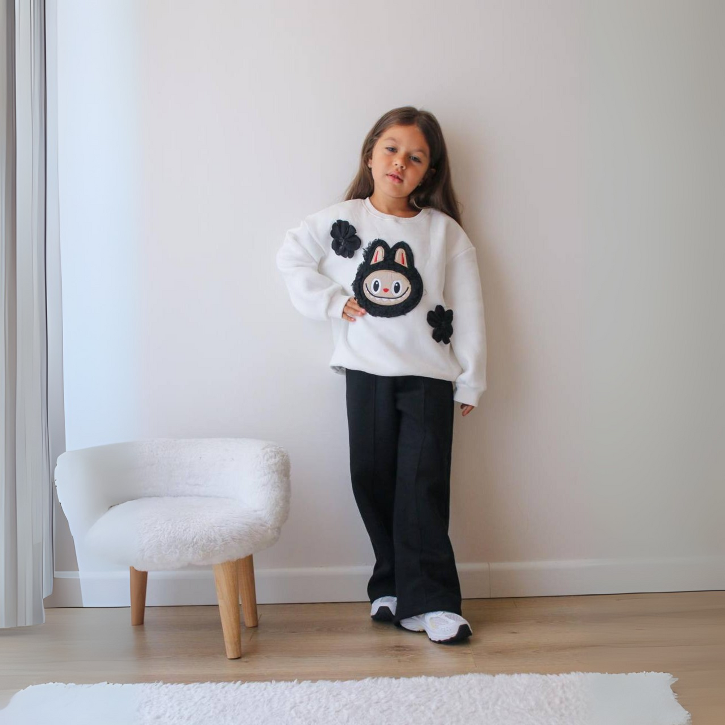 La-Bu-Bu Flower Girls Casual Set - Velora Luxury Fashion