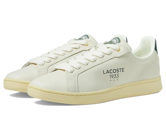 Lacoste Mens Carnaby Pro Off Wht/Grn 12.5 - Velora Luxury Fashion