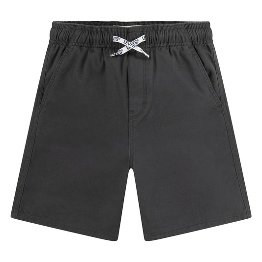 Levis Kids Twill Pull-On Shorts - Black Oyster - Velora Luxury Fashion