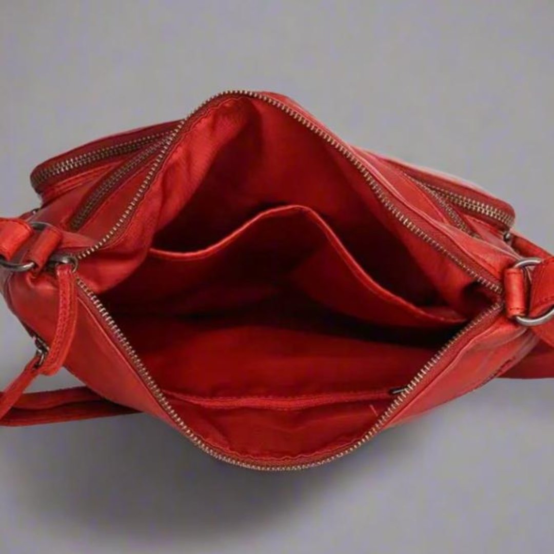MET Double Front Pocket Leather Bag Boutique of Leathers/Open Road