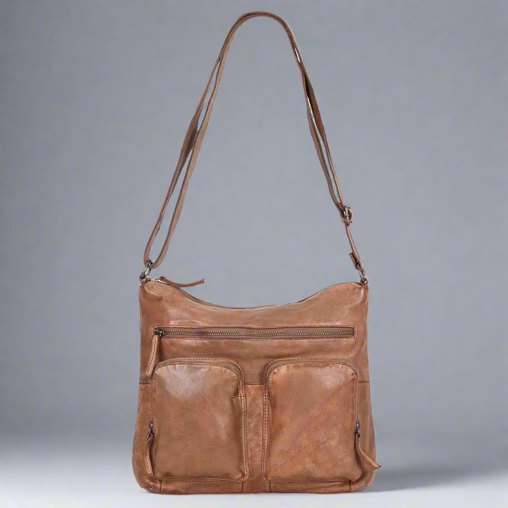MET Double Front Pocket Leather Bag Boutique of Leathers/Open Road