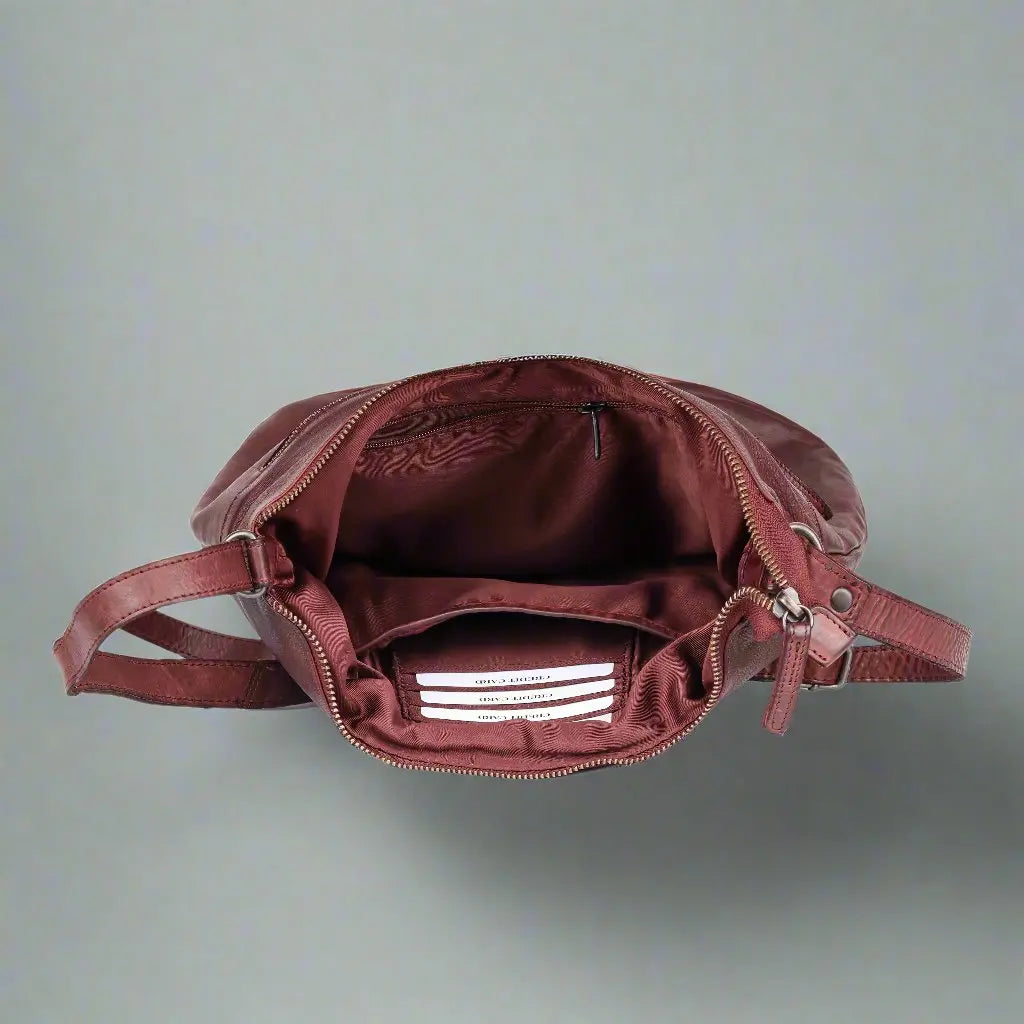MET Floral Stitch Leather Tote with Adjustable Strap Boutique of Leathers/Open Road