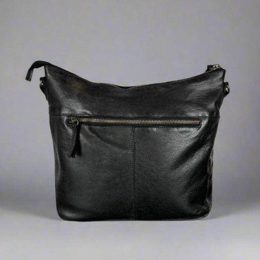 MET Front Snap Leather Handbag - Velora Luxury Fashion