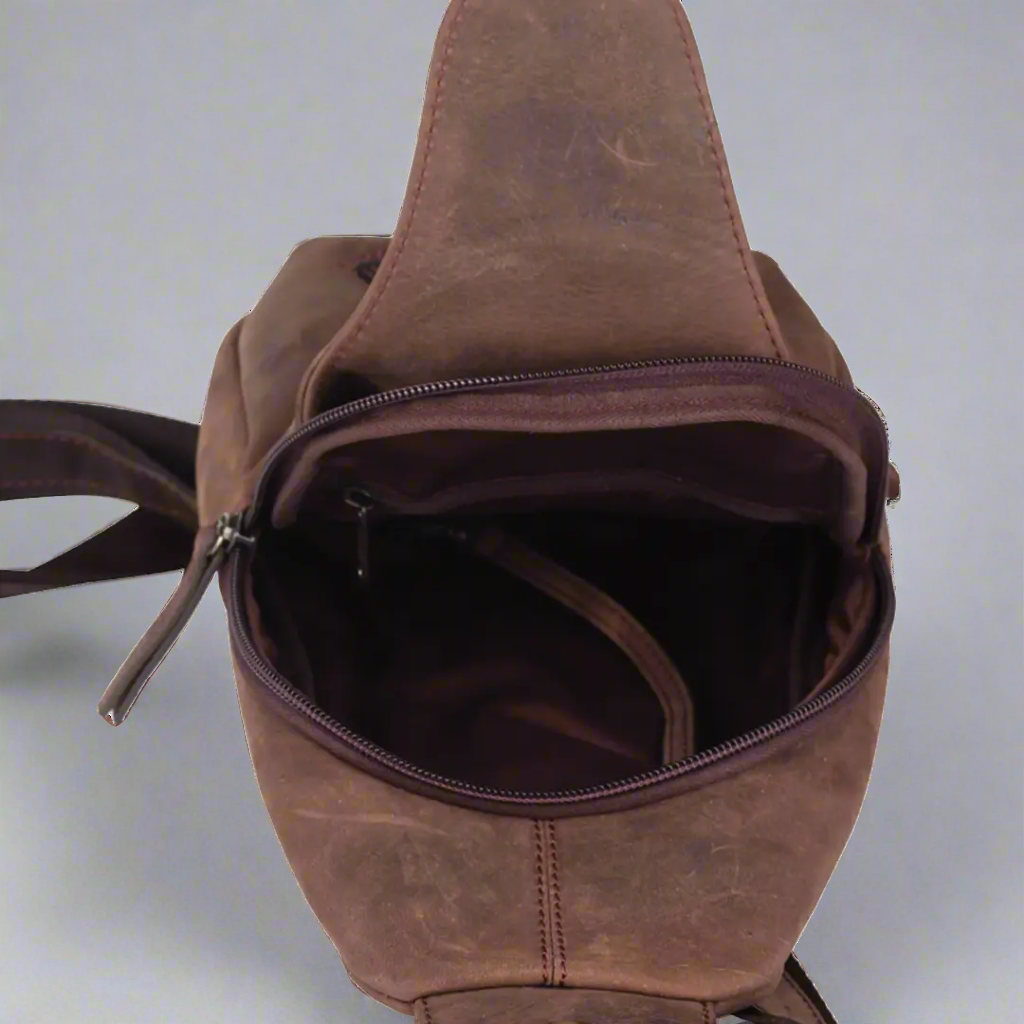 MET Off The Shoulder Leather Chest Bag Backpack Boutique of Leathers/Open Road